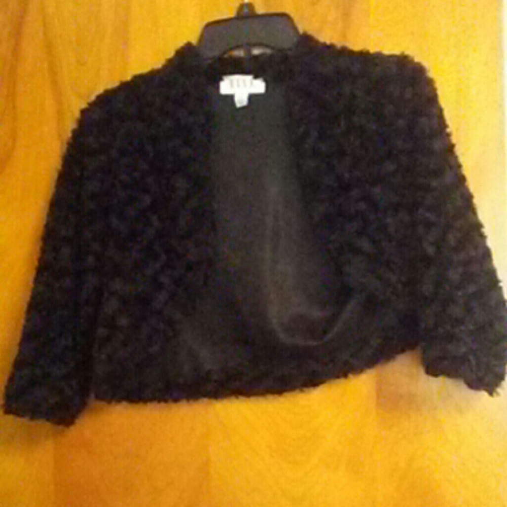 Faux Fur Bolero Jacket